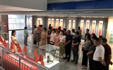 經(jīng)濟(jì)管理系黨總支開展參觀“紅色文化藝術(shù)館”，獻(xiàn)禮建黨100周年活動